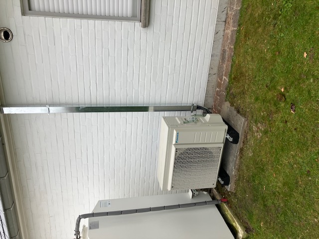 Daikin warmtepomp bij woning